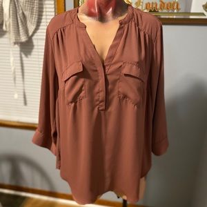 Harper Georgette pullover blouse